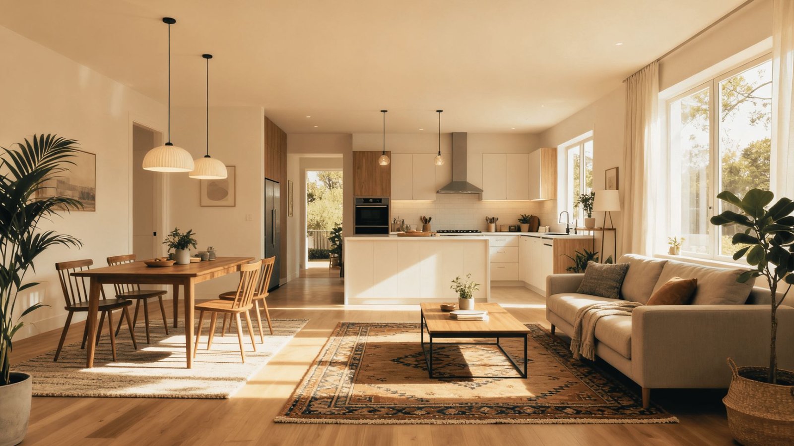Living room with separate seating and reading zones.