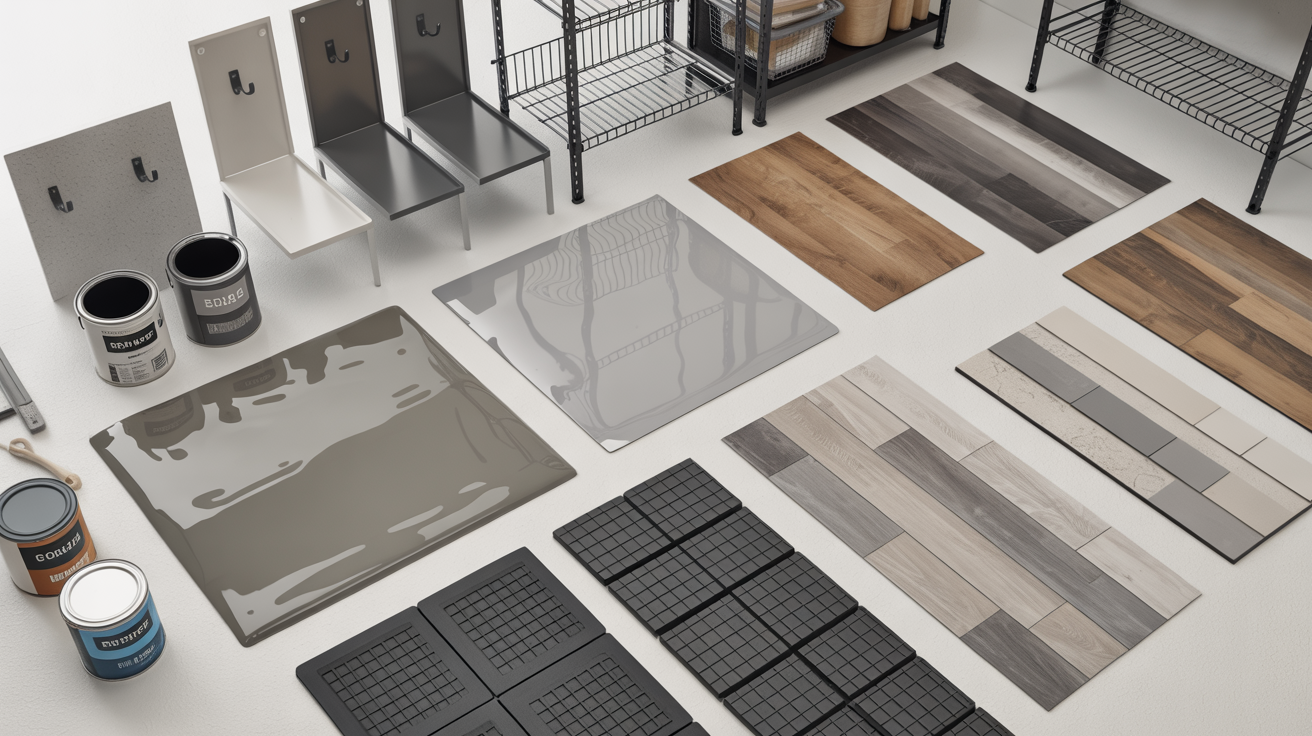 Common materials used for building a garage mudroom